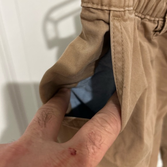 Men's Tan  chubbies Casual Shorts size M with 7” Inseam - Picture 5 of 7